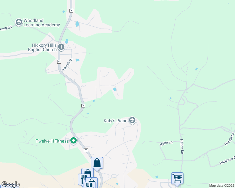 map of restaurants, bars, coffee shops, grocery stores, and more near 22685 Hanley Lane in St. Robert