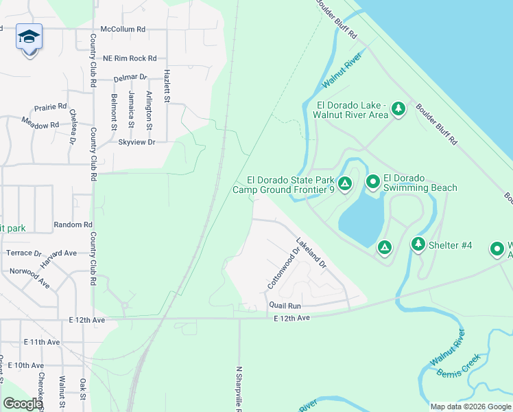 map of restaurants, bars, coffee shops, grocery stores, and more near 1920 North Jason Drive in El Dorado