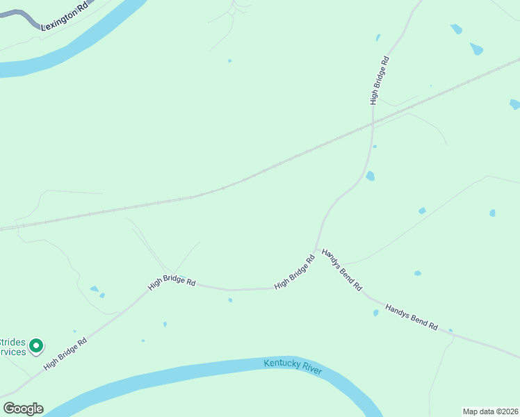 map of restaurants, bars, coffee shops, grocery stores, and more near 1975 High Bridge Road in Wilmore