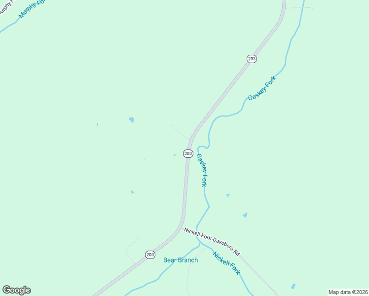 map of restaurants, bars, coffee shops, grocery stores, and more near 1698 Kentucky 203 in Hazel Green