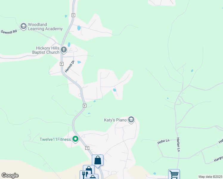 map of restaurants, bars, coffee shops, grocery stores, and more near 22660 Hanley Lane in Saint Robert