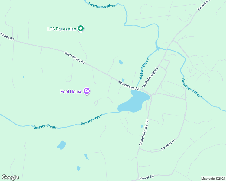 map of restaurants, bars, coffee shops, grocery stores, and more near 13125 Scotchtown Road in Beaverdam