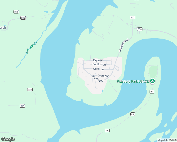 map of restaurants, bars, coffee shops, grocery stores, and more near 25680 County Road 327 in Urbana