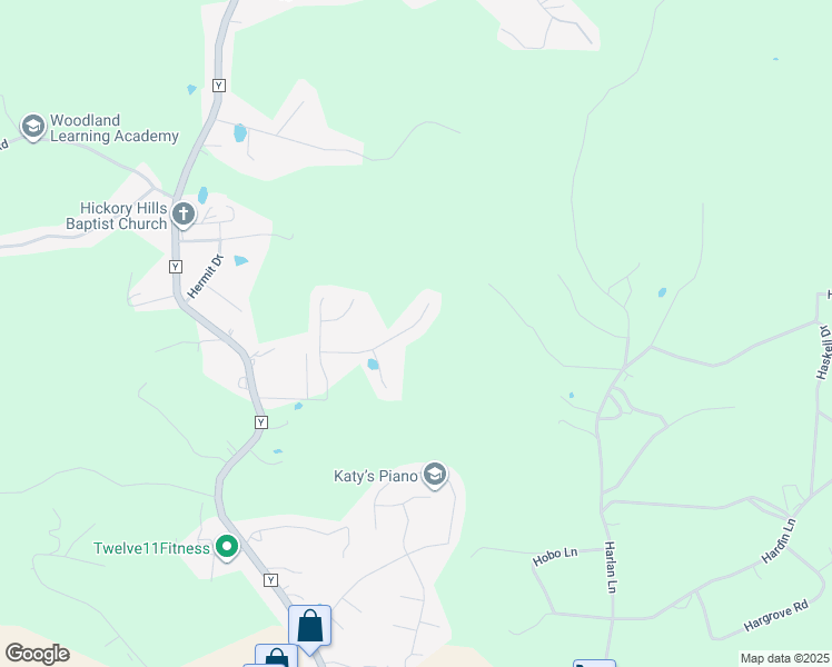 map of restaurants, bars, coffee shops, grocery stores, and more near 16780 Huntington Lane in Saint Robert