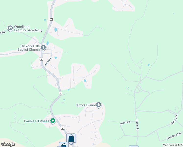 map of restaurants, bars, coffee shops, grocery stores, and more near 16800 Huntington Lane in Saint Robert