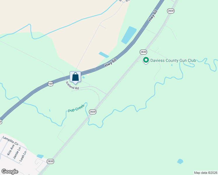 map of restaurants, bars, coffee shops, grocery stores, and more near 7505 Kentucky 2830 in Maceo