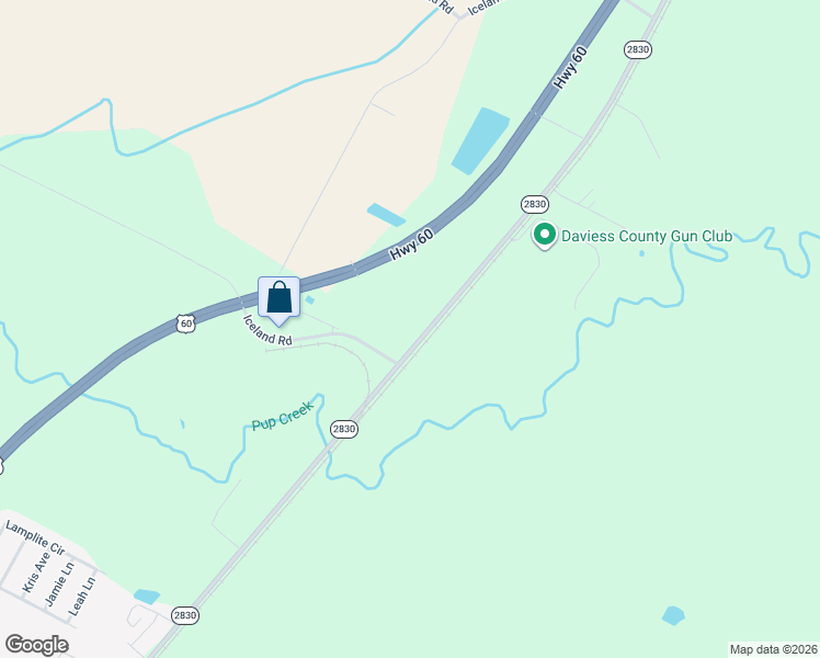 map of restaurants, bars, coffee shops, grocery stores, and more near 7505 Kentucky 2830 in Maceo