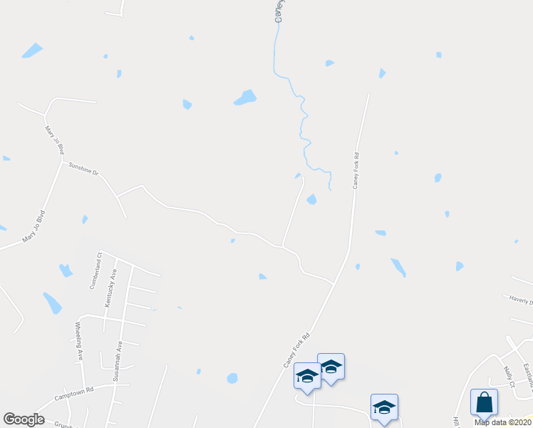 map of restaurants, bars, coffee shops, grocery stores, and more near 1064 Loretto Road in Bardstown