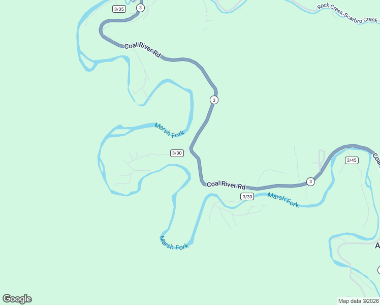 map of restaurants, bars, coffee shops, grocery stores, and more near 5141 Coal River Road in Rock Creek
