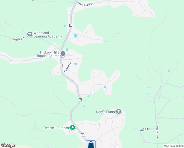 map of restaurants, bars, coffee shops, grocery stores, and more near 22555 Hollow Oak Lane in Waynesville