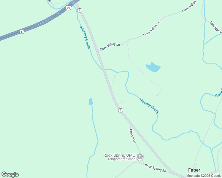 map of restaurants, bars, coffee shops, grocery stores, and more near 84 Apple Shed Lane in Faber