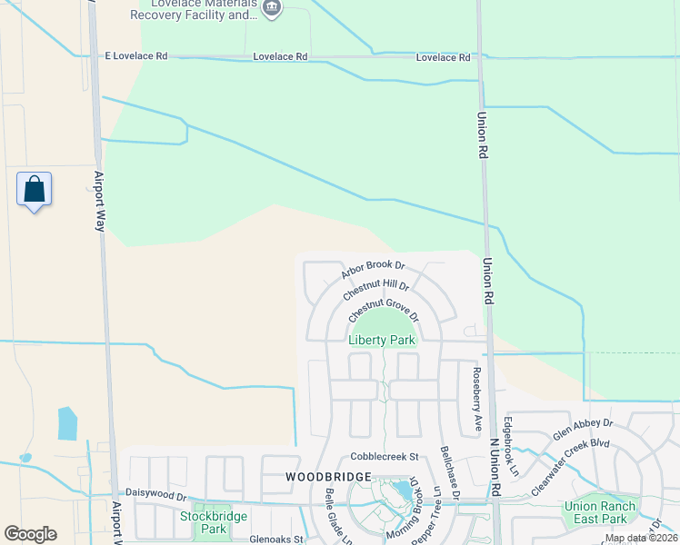 map of restaurants, bars, coffee shops, grocery stores, and more near 2961 Clear Point Way in Manteca