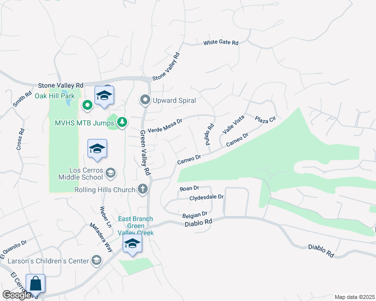 map of restaurants, bars, coffee shops, grocery stores, and more near 118 Feliz Court in Danville