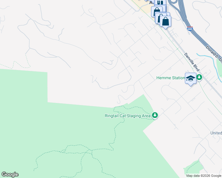 map of restaurants, bars, coffee shops, grocery stores, and more near 271 Lark Lane in Alamo