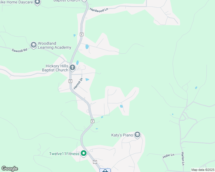 map of restaurants, bars, coffee shops, grocery stores, and more near 22535 Hollow Oak Lane in St. Robert