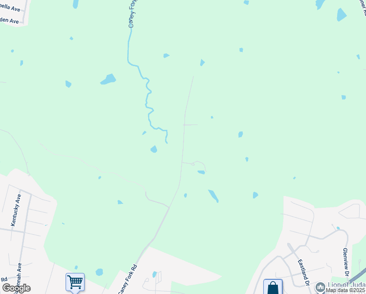 map of restaurants, bars, coffee shops, grocery stores, and more near 1051 Caney Fork Road in Bardstown