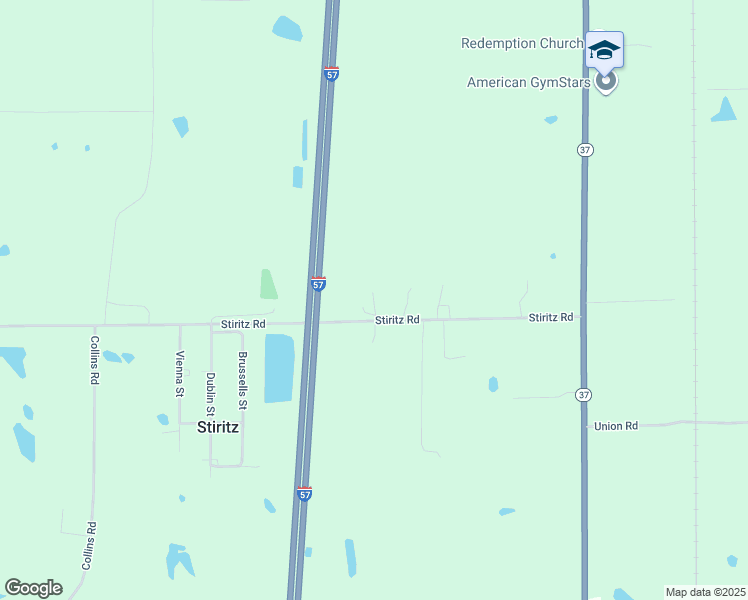 map of restaurants, bars, coffee shops, grocery stores, and more near 11530 Stiritz Road in Johnston City