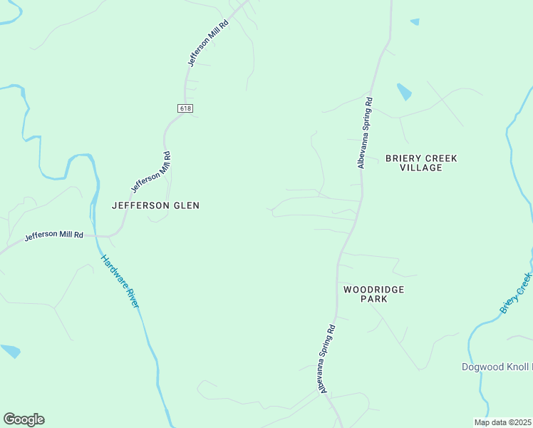 map of restaurants, bars, coffee shops, grocery stores, and more near 1235 Meadows Spring Lane in Scottsville