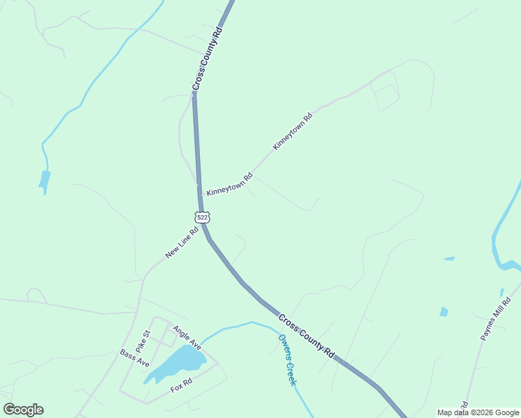 map of restaurants, bars, coffee shops, grocery stores, and more near 164 Kinneytown Road in Mineral