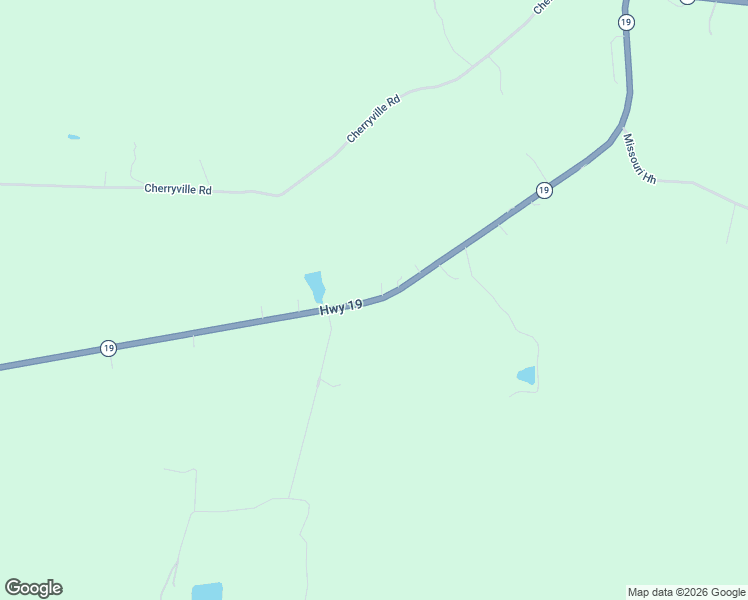 map of restaurants, bars, coffee shops, grocery stores, and more near 20792 Missouri 19 in Cherryville