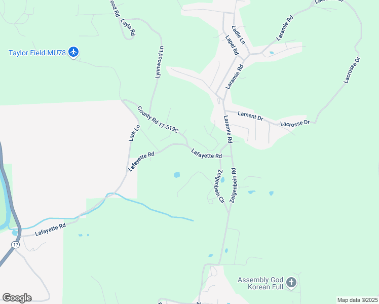 map of restaurants, bars, coffee shops, grocery stores, and more near 21940 Lafayette Road in Waynesville