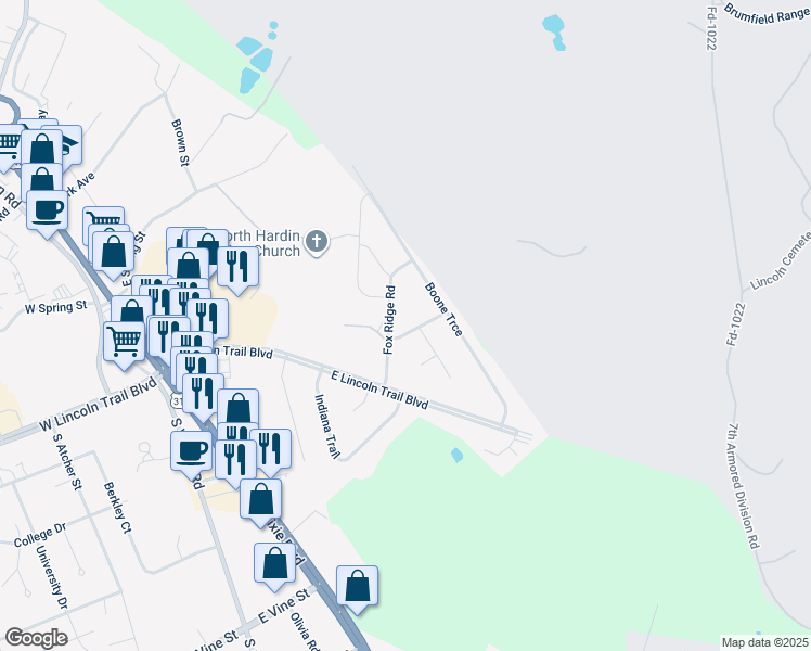 580 Heritage Road, Radcliff KY Walk Score