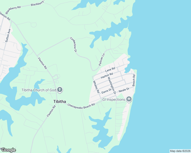 map of restaurants, bars, coffee shops, grocery stores, and more near Whaley Road in Reedville