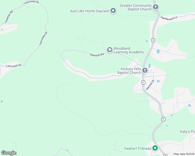 map of restaurants, bars, coffee shops, grocery stores, and more near 16985 Lensman Road in Waynesville