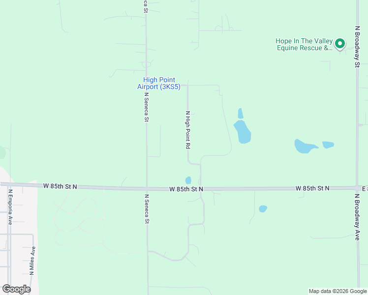 map of restaurants, bars, coffee shops, grocery stores, and more near 11 North High Point Road in Valley Center