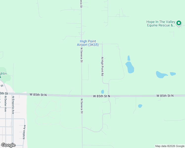 map of restaurants, bars, coffee shops, grocery stores, and more near 11 North High Point Road in Valley Center