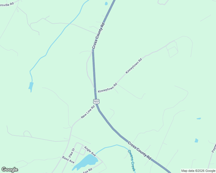 map of restaurants, bars, coffee shops, grocery stores, and more near 1-127 Kinneytown Road in Mineral