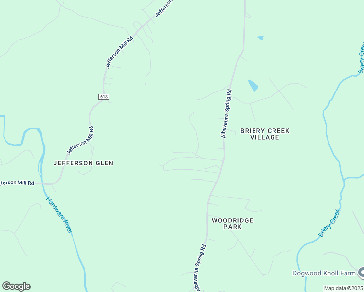 map of restaurants, bars, coffee shops, grocery stores, and more near 1235 Meadows Spring Lane in Scottsville