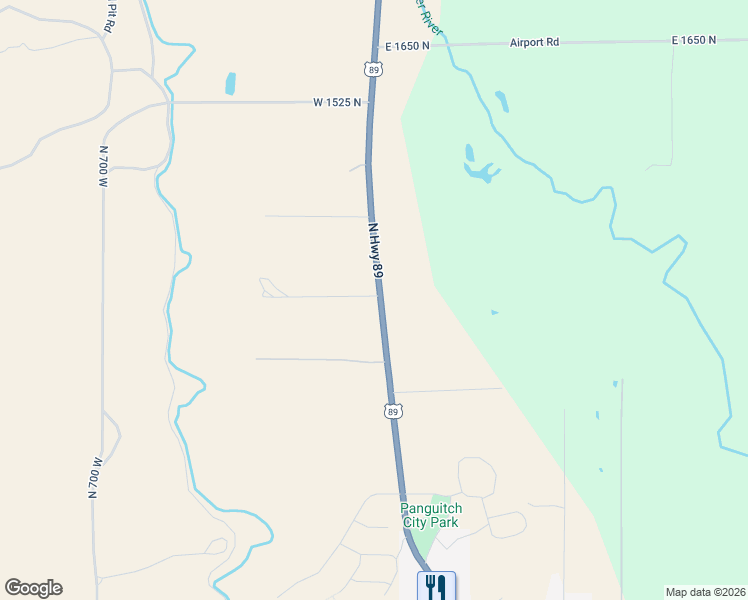 map of restaurants, bars, coffee shops, grocery stores, and more near 1135 U.S. 89 in Panguitch