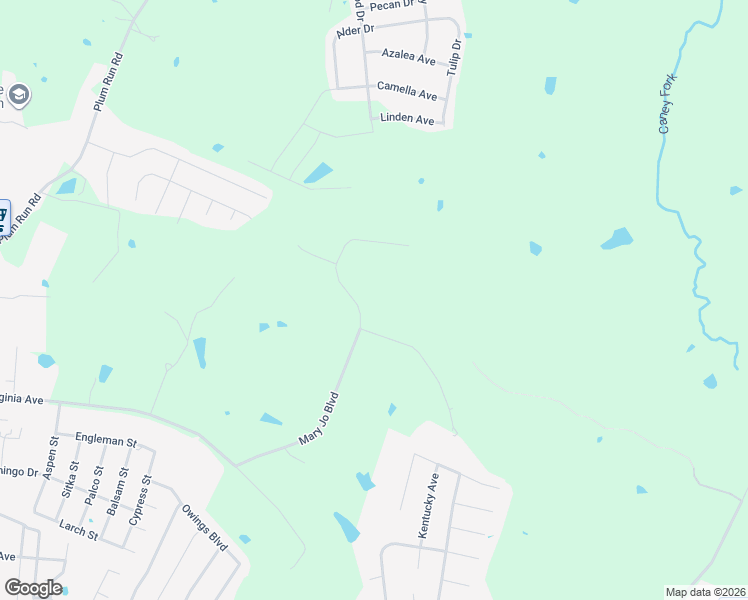 map of restaurants, bars, coffee shops, grocery stores, and more near 3501-3733 Mary Jo Boulevard in Bardstown