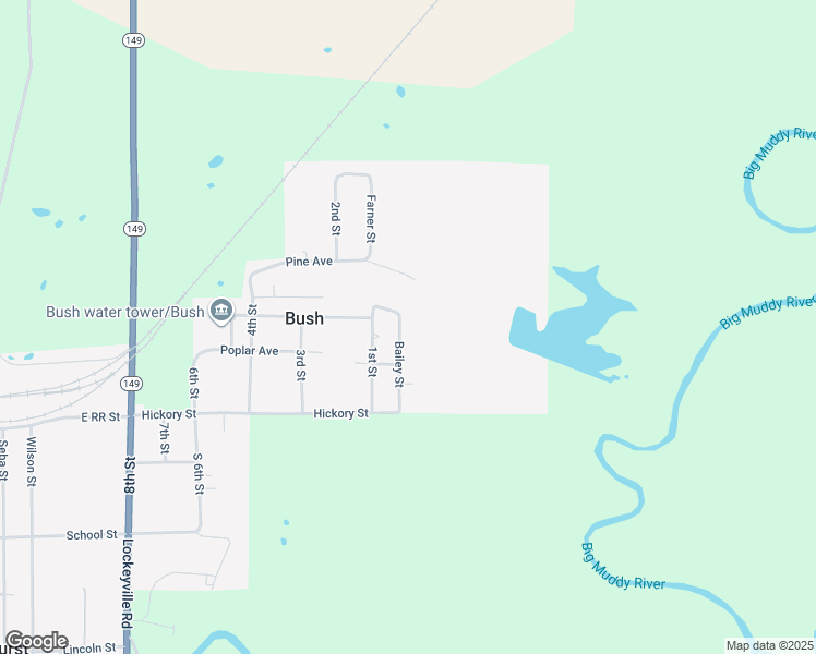 map of restaurants, bars, coffee shops, grocery stores, and more near 224 Bailey Street in De Soto