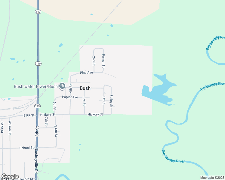 map of restaurants, bars, coffee shops, grocery stores, and more near 224 Bailey Street in De Soto