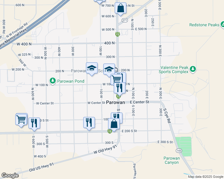 34 West Pioneer Avenue, Parowan UT Walk Score