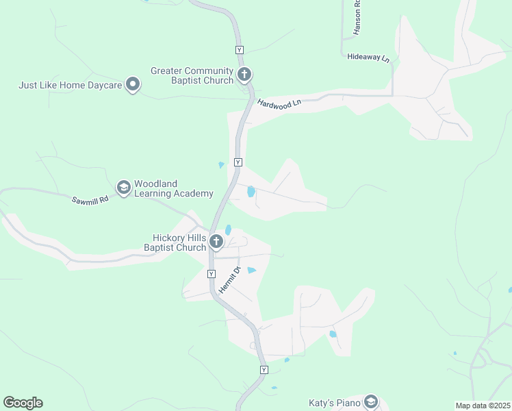 map of restaurants, bars, coffee shops, grocery stores, and more near 16700 Hickerson Drive in Saint Robert