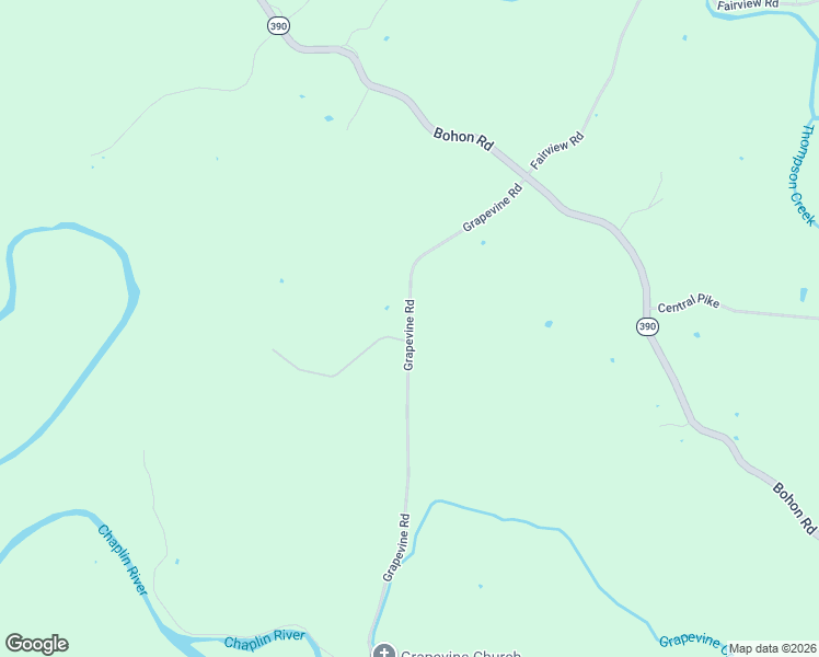 map of restaurants, bars, coffee shops, grocery stores, and more near 2021 Grapevine Road in Harrodsburg