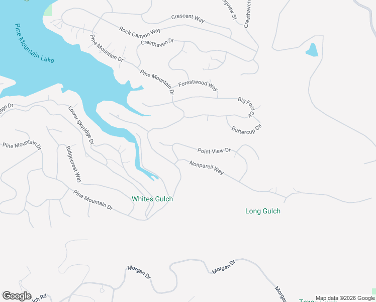 map of restaurants, bars, coffee shops, grocery stores, and more near 20725-20737 Point View Drive in Groveland