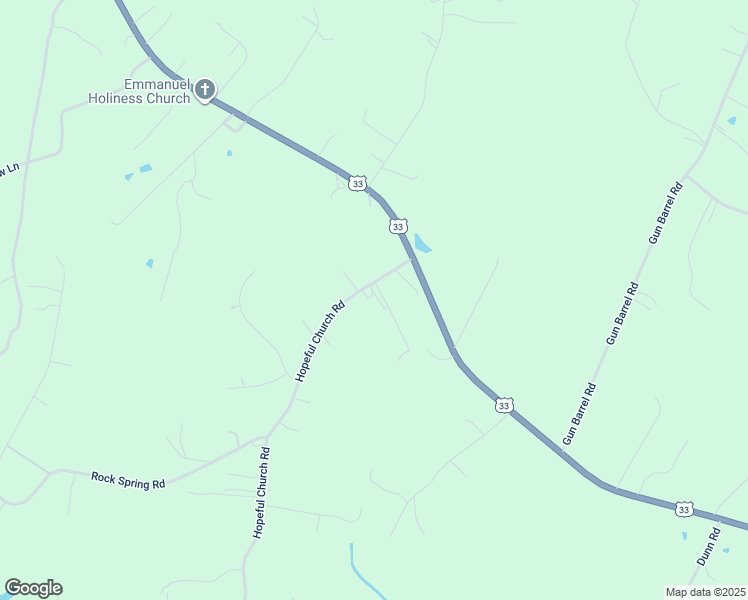 map of restaurants, bars, coffee shops, grocery stores, and more near 16150 Hopeful Church Road in Bumpass