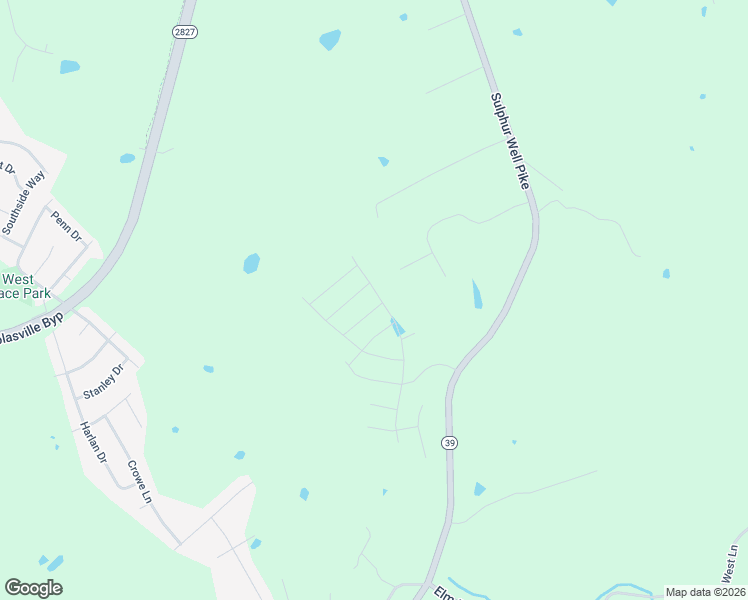 map of restaurants, bars, coffee shops, grocery stores, and more near Golden Burley Avenue in Nicholasville