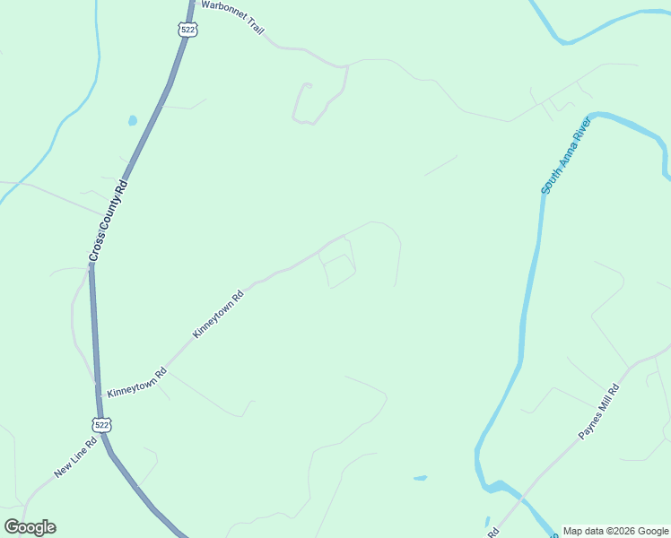 map of restaurants, bars, coffee shops, grocery stores, and more near 706 Kinneytown Road in Mineral