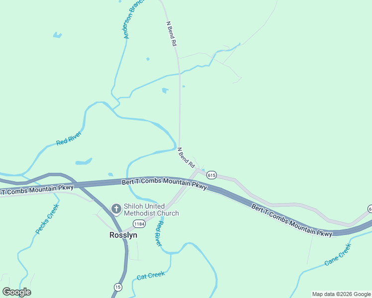 map of restaurants, bars, coffee shops, grocery stores, and more near 3530 North Bend Road in Stanton
