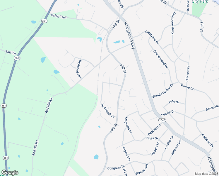 map of restaurants, bars, coffee shops, grocery stores, and more near 106 South Osprey Court in Vine Grove