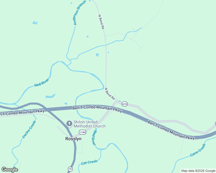 map of restaurants, bars, coffee shops, grocery stores, and more near 3530 North Bend Road in Stanton