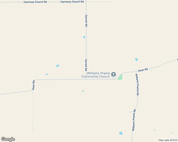 map of restaurants, bars, coffee shops, grocery stores, and more near 17300-17698 Garrett Road in Johnston City