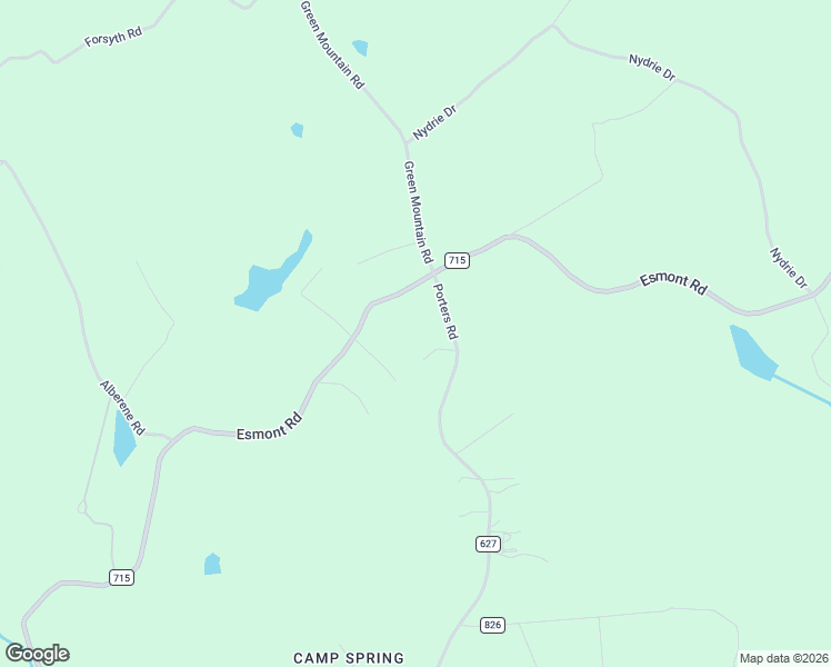 map of restaurants, bars, coffee shops, grocery stores, and more near 6634 Porters Road in Esmont