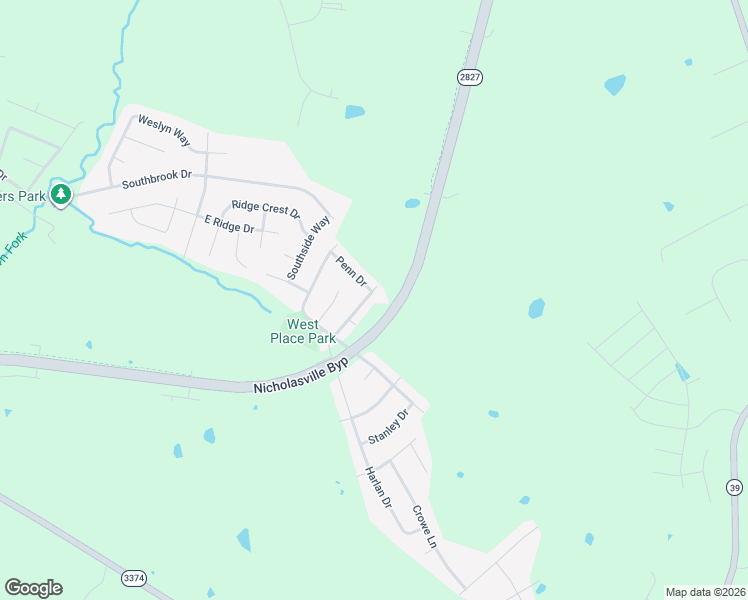 map of restaurants, bars, coffee shops, grocery stores, and more near 200 Harlan Drive in Nicholasville