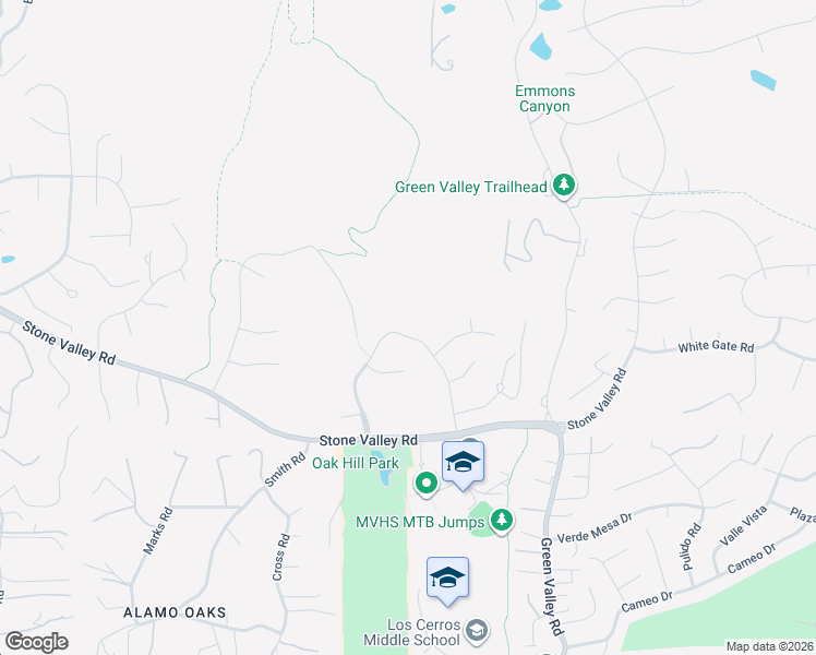 map of restaurants, bars, coffee shops, grocery stores, and more near 387 Golden Grass Drive in Alamo